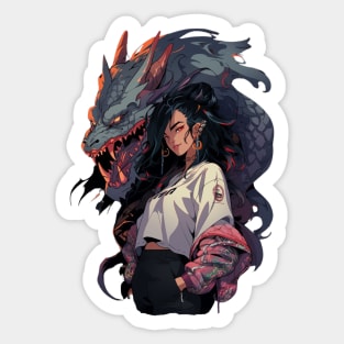 Dragon Lady Sticker